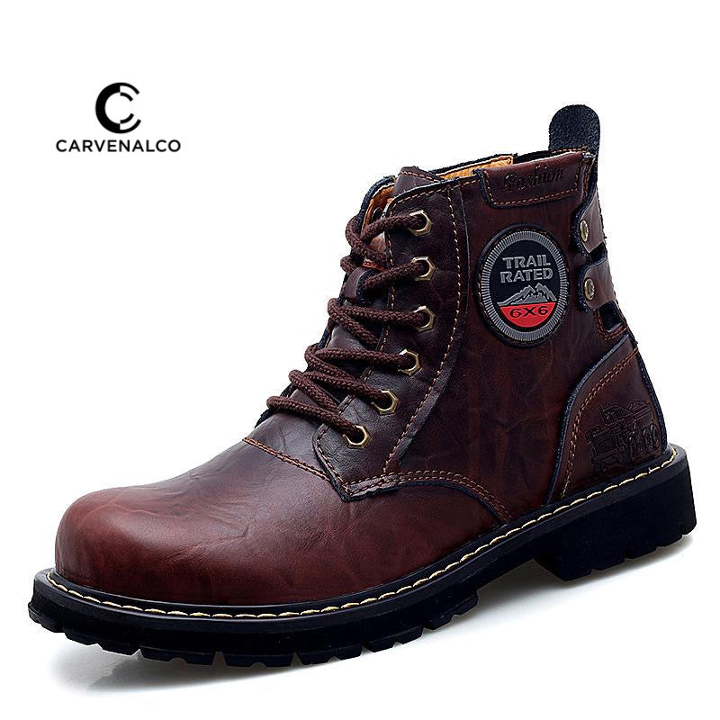Carvenal™ Premium Vintage Motorcycle Boots
