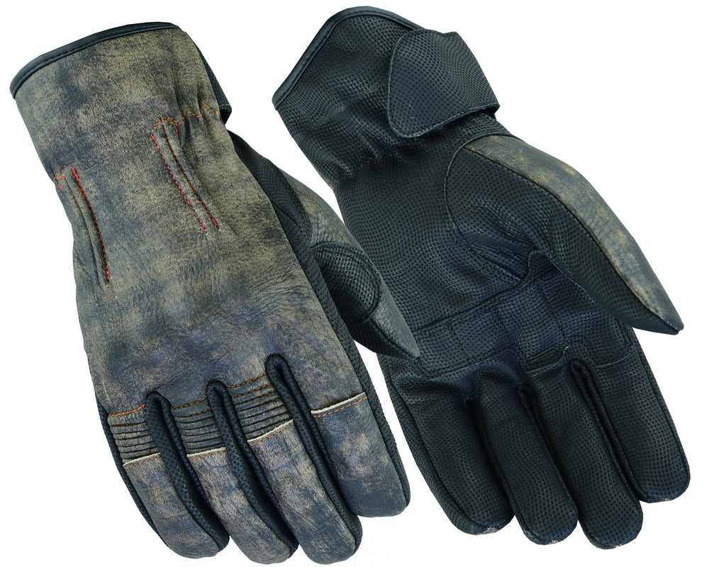 Men's Anniline Goad Leather, Lightweight Motorcycle Glove